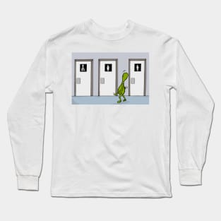 Alien toilet Long Sleeve T-Shirt